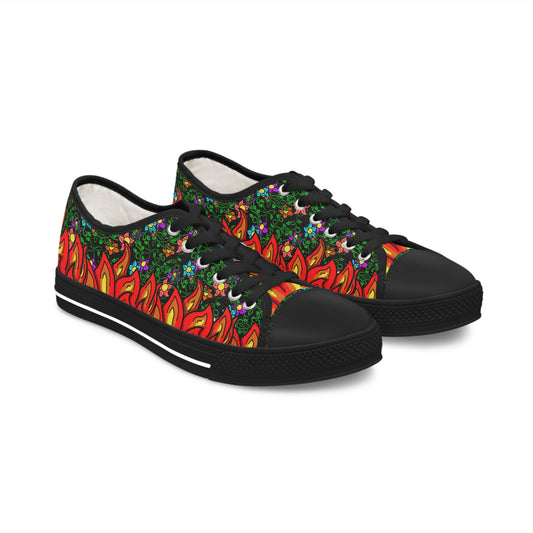 Flames & Florals Sneakers
