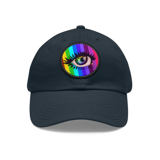 Rainbow Eye Patch Hat